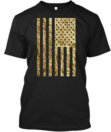 American Flag Gold