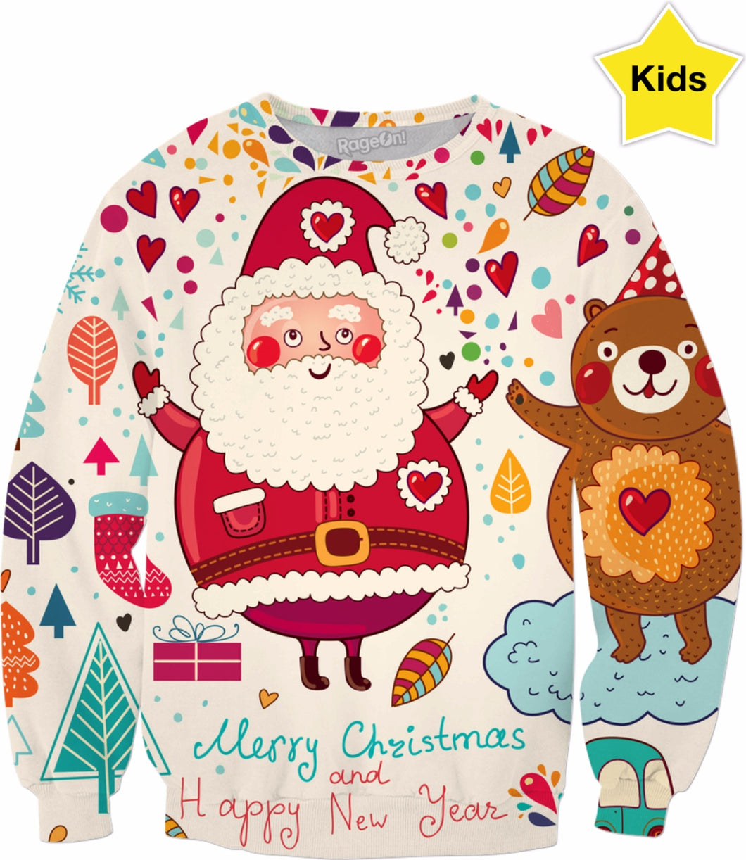 Kids Sweatshirt Christ Mas03