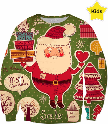 Kids Sweatshirt Christ Mas06