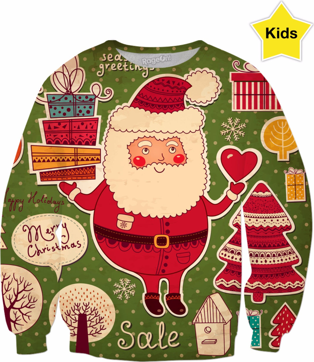 Kids Sweatshirt Christ Mas06
